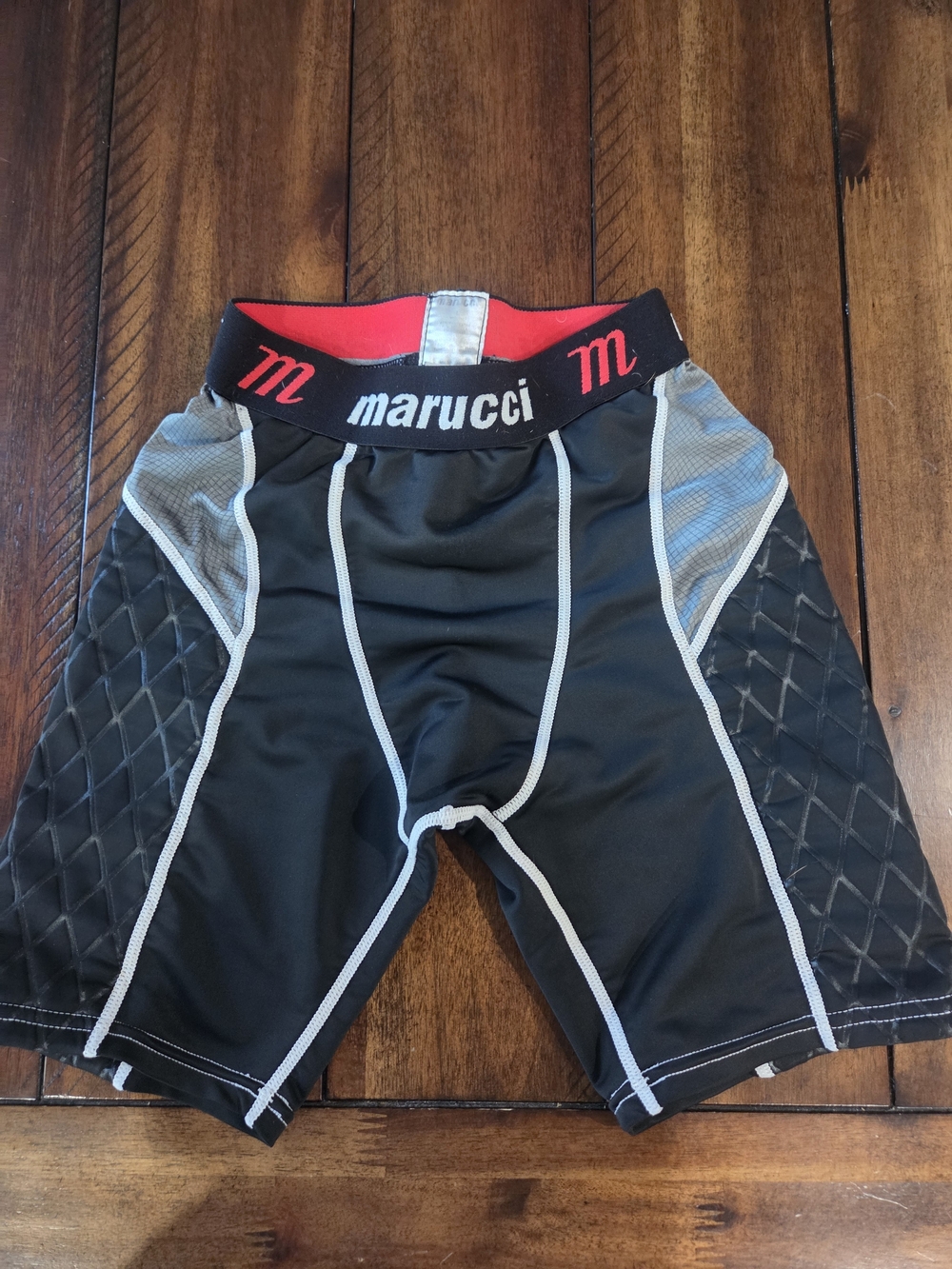 Marucci YL Black Padded sliding Compression Shorts